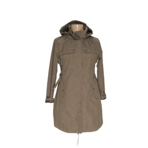 Athleta Brown Polyester Trench Coat XL